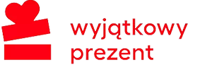 Obraz przedstawia logotyp firmy wyjątkowy prezent