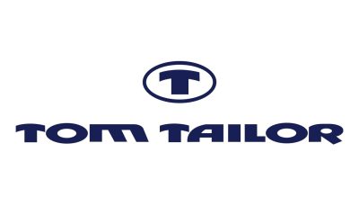 granatowe logo marki tom tailor