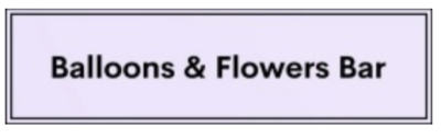 balloons and flowers logo